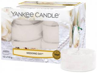 Yankee Candle – čajové svíčky Wedding Day (Svatební den), 12 ks