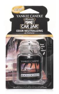 Yankee Candle – Car Jar gelová visačka Black Coconut, 1 ks