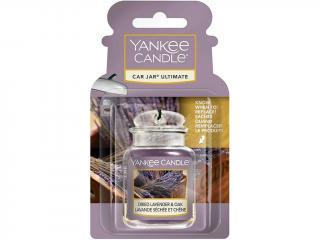 Yankee Candle – Car Jar gelová visačka Dried Lavander & Oak, 1 ks