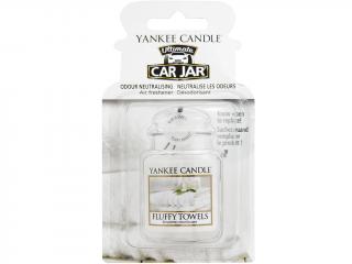 Yankee Candle – Car Jar gelová visačka Fluffy Towels (Nadýchané osušky), 1 ks