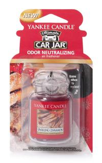 Yankee Candle – Car Jar gelová visačka Sparkling Cinnamon, 1 ks