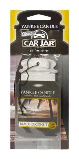 Yankee Candle – Car Jar papírová visačka Black Coconut, 1 ks