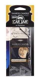 Yankee Candle – Car Jar papírová visačka Midsummers Night (Letní noc), 1 ks