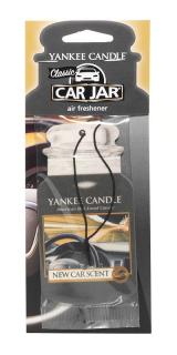 Yankee Candle – Car Jar papírová visačka New Car Scent, 1 ks