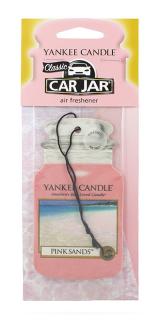 Yankee Candle – Car Jar papírová visačka Pink Sands, 1 ks