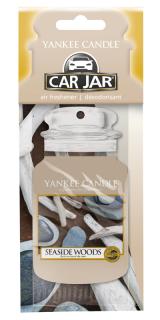 Yankee Candle – Car Jar papírová visačka Seaside Woods (Přímořské dřeva), 1 ks