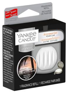 Yankee Candle – Charming Scents náplň vůně do auta Black Coconut (Černý kokos), 1 ks