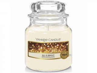 Yankee Candle – Classic vonná svíčka All Is Bright (Všechno jen září), 104 g