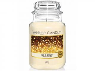 Yankee Candle – Classic vonná svíčka All Is Bright (Všechno jen září), 623 g