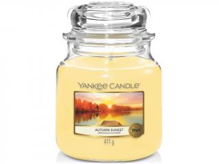 Yankee Candle – Classic vonná svíčka Autumn Sunset (Podzimní západ slunce), 411 g