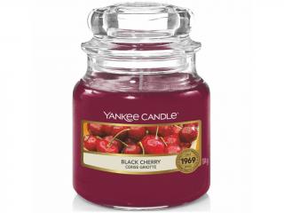 Yankee Candle – Classic vonná svíčka Black Cherry (Zralé třešně), 104 g
