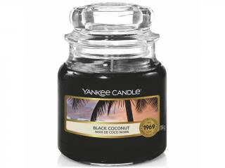 Yankee Candle – Classic vonná svíčka Black Coconut (Černý kokos), 104 g