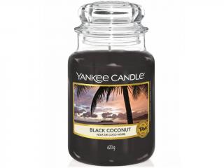 Yankee Candle – Classic vonná svíčka Black Coconut (Černý kokos), 623 g