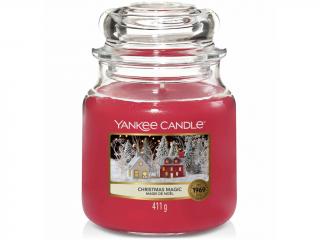 Yankee Candle – Classic vonná svíčka Christmas Magic (Vánoční kouzlo), 411 g
