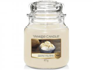 Yankee Candle – Classic vonná svíčka Coconut Rice Cream (Krém s kokosovou rýží), 411 g