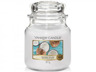 Yankee Candle – Classic vonná svíčka Coconut Splash (Kokosové osvěžení), 411 g