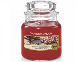 Yankee Candle – Classic vonná svíčka Frosty Gingerbread (Perník s polevou), 104 g