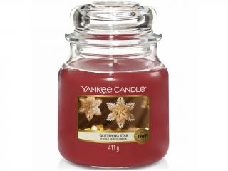 Yankee Candle – Classic vonná svíčka Glittering Star (Zářivá hvězda), 411 g