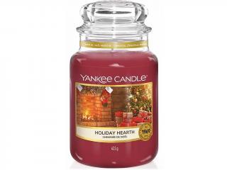 Yankee Candle – Classic vonná svíčka Holiday Hearth (Sváteční krb), 623 g