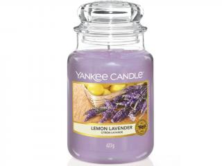 Yankee Candle – Classic vonná svíčka Lemon Lavender (Citron a levandule), 623 g