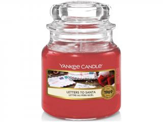 Yankee Candle – Classic vonná svíčka Letters to Santa (Vánoční dopisy), 104 g
