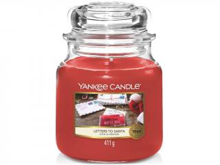 Yankee Candle – Classic vonná svíčka Letters to Santa (Vánoční dopisy), 411 g