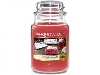 Yankee Candle – Classic vonná svíčka Letters to Santa (Vánoční dopisy), 623 g