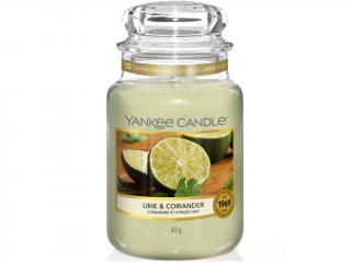 Yankee Candle – Classic vonná svíčka Lime & Coriander (Limetka a koriandr), 623 g