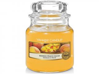 Yankee Candle – Classic vonná svíčka Mango Peach Salsa (Salsa z manga a broskví), 104 g