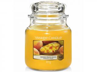 Yankee Candle – Classic vonná svíčka Mango Peach Salsa (Salsa z manga a broskví), 411 g