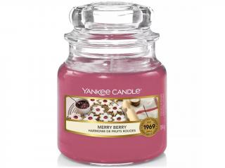 Yankee Candle – Classic vonná svíčka Merry Berry (Linecké cukroví), 104 g