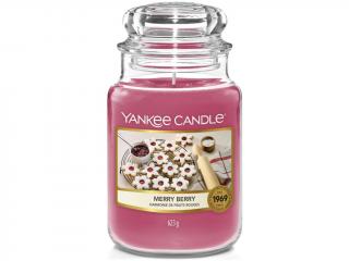 Yankee Candle – Classic vonná svíčka Merry Berry (Linecké cukroví), 623 g