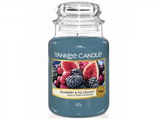 Yankee Candle – Classic vonná svíčka Mulberry & Fig Delight (Lahodné moruše a fíky), 623 g