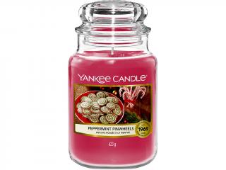 Yankee Candle – Classic vonná svíčka Peppermint Pinwheels (Mátové sušenky), 623 g
