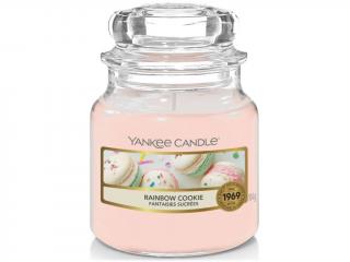 Yankee Candle – Classic vonná svíčka Rainbow Cookie (Duhové makronky), 104 g