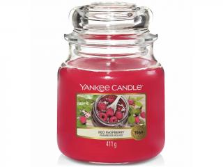 Yankee Candle – Classic vonná svíčka Red Raspberry (Červená malina), 411 g