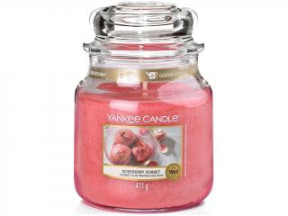 Yankee Candle – Classic vonná svíčka Roseberry Sorbet (Růžový sorbet), 411 g