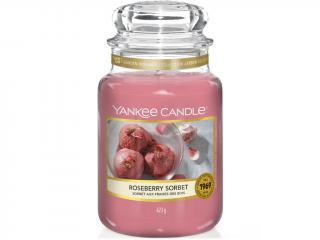 Yankee Candle – Classic vonná svíčka Roseberry Sorbet (Růžový sorbet), 623 g