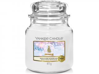 Yankee Candle – Classic vonná svíčka Snow Globe Wonderland (Kouzelná říše sněhového těžítka), 411 g