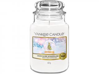 Yankee Candle – Classic vonná svíčka Snow Globe Wonderland (Kouzelná říše sněhového těžítka), 623 g