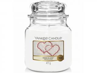 Yankee Candle – Classic vonná svíčka Snow in Love (Zamilovaný sníh), 411 g