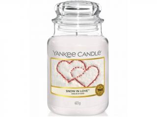 Yankee Candle – Classic vonná svíčka Snow in Love (Zamilovaný sníh), 623 g