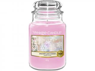 Yankee Candle – Classic vonná svíčka Snowflake Kisses (Polibky sněhové vločky), 623 g