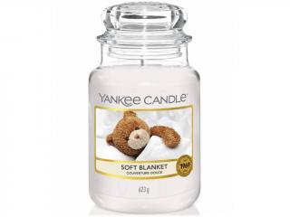 Yankee Candle – Classic vonná svíčka Soft Blanket (Jemná přikrývka), 623 g