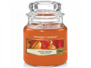 Yankee Candle – Classic vonná svíčka Spiced Orange (Pomeranč se špetkou koření), 104 g