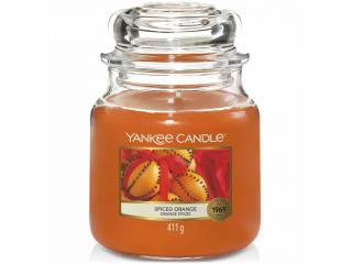 Yankee Candle – Classic vonná svíčka Spiced Orange (Pomeranč se špetkou koření), 411 g