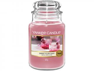 Yankee Candle – Classic vonná svíčka Sweet Plum Sake (Sladké švestkové saké), 623 g