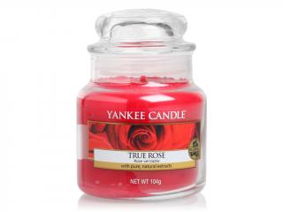 Yankee Candle – Classic vonná svíčka True Rose, 104 g