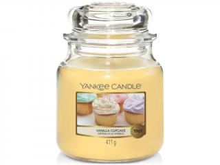 Yankee Candle – Classic vonná svíčka Vanilla Cupcake (Vanilkový košíček), 411 g