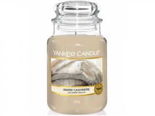 Yankee Candle – Classic vonná svíčka Warm Cashmere (Hřejivý kašmír), 623 g